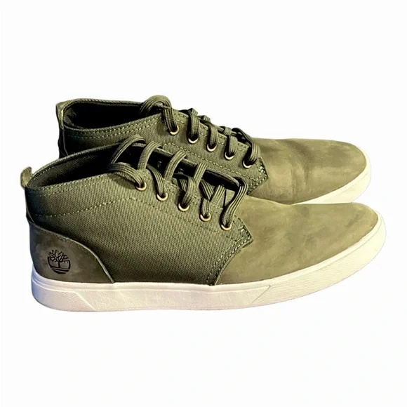 Timberland Men’s Davis Square ChukkaDark Green Boot Shoes Size 7. Men main image 4